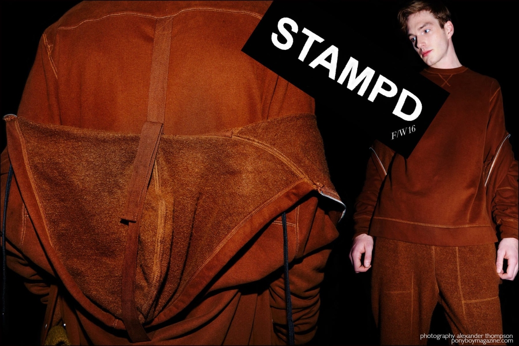 Backstage at Stampd F/W16 menswear presentation. Photographed for Ponyboy magazine by Alexander Thompson.