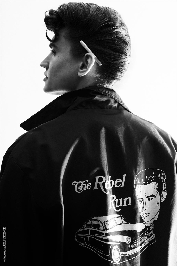 Model Ivan Vuckovic from Muse Models. Photographed for Ponyboy by Alexander Thompson. Look 5.