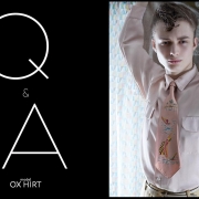 Model Ox Hirt from Two Management in New York City. Photographed for Ponyboy by Alexander Thompson. Opening spread.