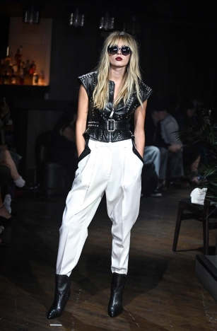 The John Richmond Spring Summer 2026 collection - CULTURE VULTURE: PICKING AT THE BONES OF SUBCULTURES. Look 3.