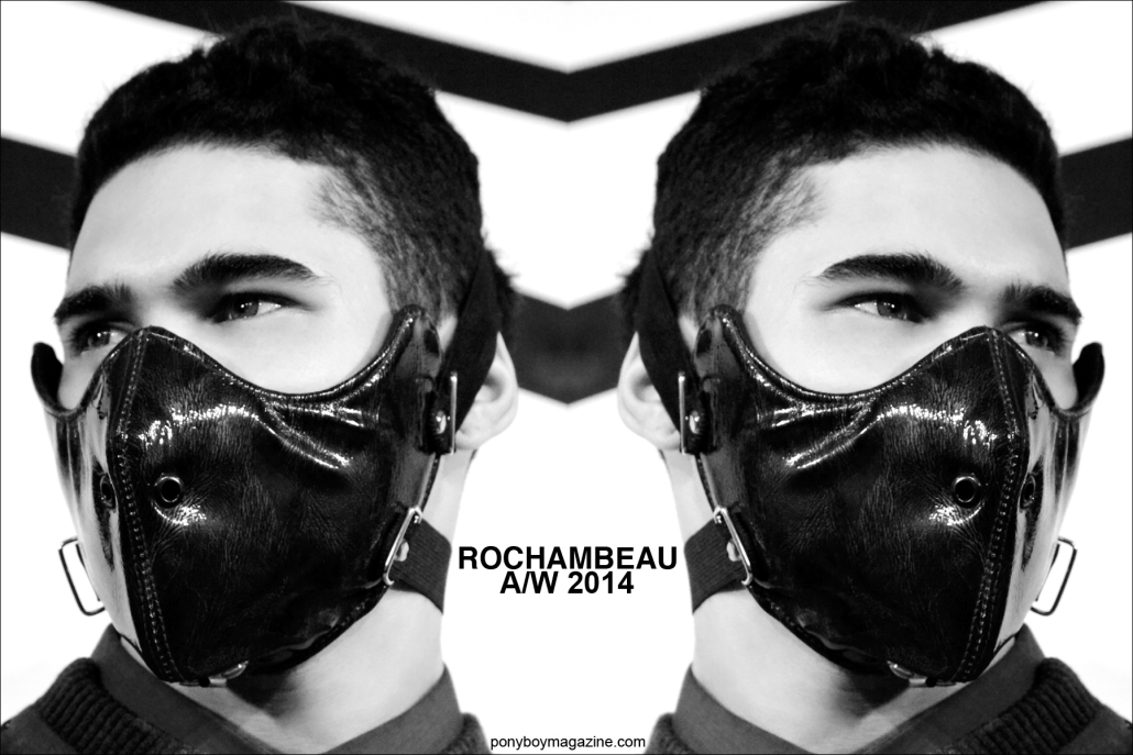 Rochambeau men's collection Autumn/Winter 2014, photographed at Milk Studios by Alexander Thompson for Ponyboy Magazine in New York City.