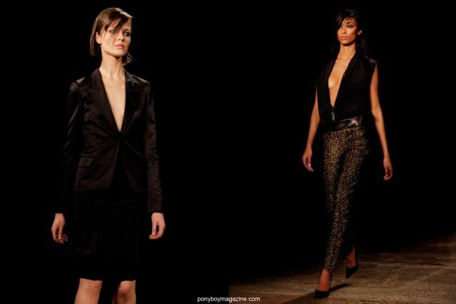 Anais Mali walks the runway for Sophie Theallet A/W 2014 in New York City, photographed by Alexander Thompson for Ponyboy Magazine.