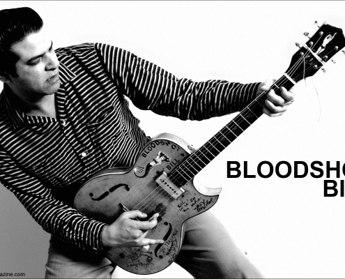 Rockabilly star Bloodshot Bill, photographed by Alexander Thompson for Ponyboy Magazine in New York City.