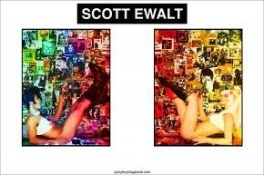 Opening spread for Scott Ewalt, Ponyboy Magazine.