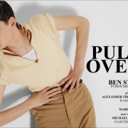 Ben-Stift-SPREAD-1F Ben Stift opening spread for "Pull Over", vintage men's editorial for Ponyboy Magazine, photographed by Alexander Thompson in New York City.