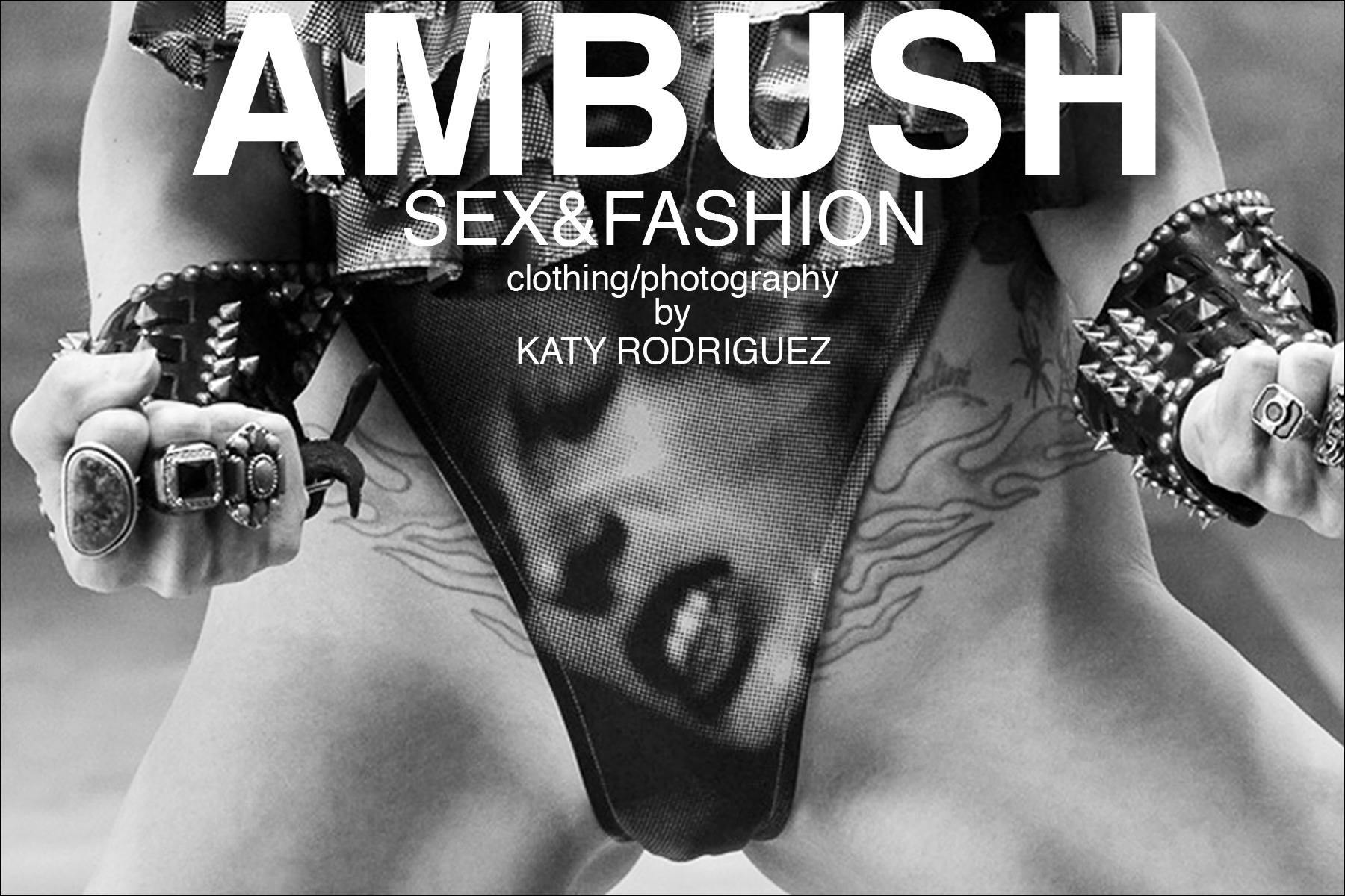 AMBUSH: Sex & Fashion opening spread, Ponyboy Magazine.