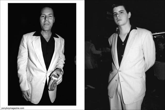 Men in 1950's vintage suits, photographed by Alexander Thompson at the Viva Las Vegas rockabilly weekender for Ponyboy Magazine.