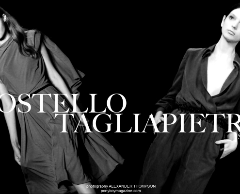 Costello Tagliapietra Spring/Summer 2015 collection shown at Milk Studios in New York City. Photographed for Ponyboy Magazine by Alexander Thompson.