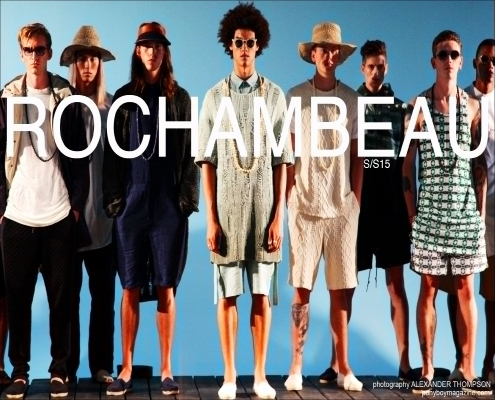 Rochambeau Spring/Summer 2015 collection presented at Milk Studios in New York City. Photographed by Alexander Thompson for Ponyboy Magazine.
