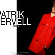 Nicholas Costa walks for the Patrik Ervell Spring/Summer 2015 menswear collection at Milk Studios in New York City. Photographed by Alexander Thompson for Ponyboy Magazine.
