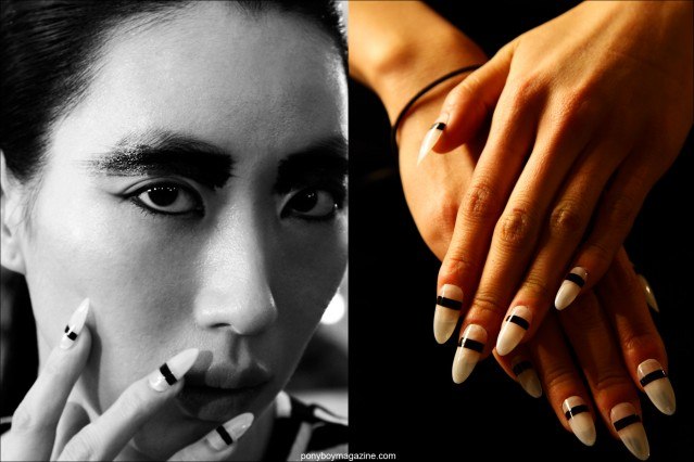Detail shots of nails at Chromat F/W15 collection at Milk Studios in New York. Photographed by Alexander Thomspon for Ponyboy magazine.