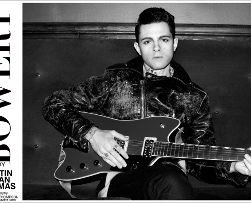 The talented Justin Dean Thomas, photographed by Alexander Thompson for Ponyboy magazine.