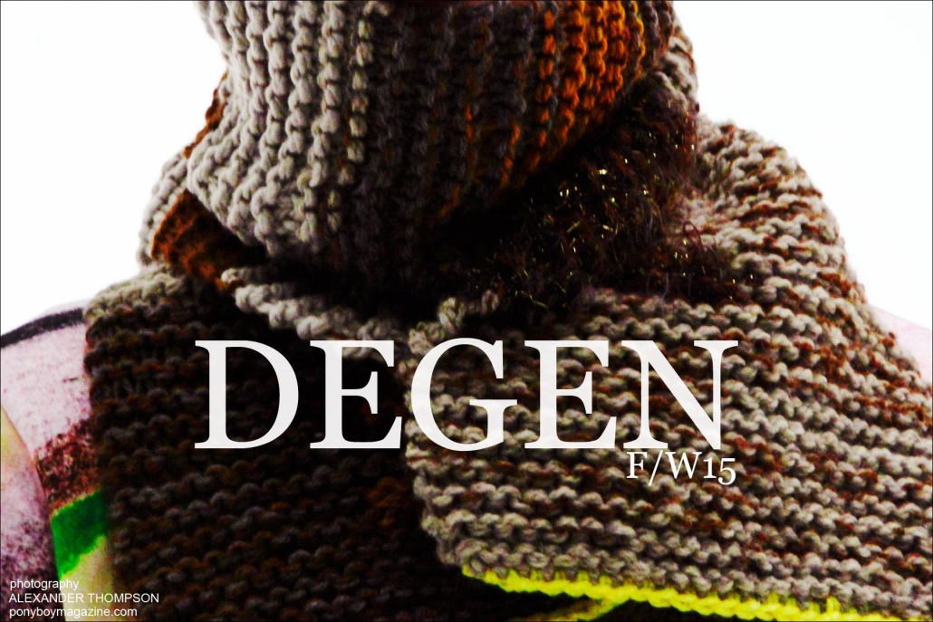 Degen Fall/Winter 2015, photographed by Alexander Thompson for Ponyboy magazine New York.