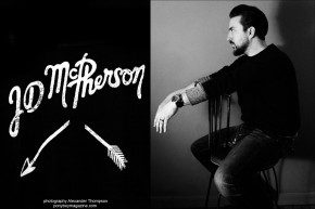 Opening image of musician JD McPherson, photographed for Ponyboy magazine by Alexander Thompson in New York City.