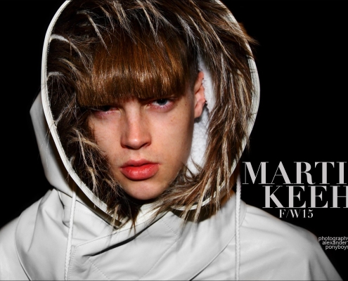 The Martin Keehn Fall/Winter 2015 menswear collection, photographed by Alexander Thompson for Ponyboy magazine in New York City.