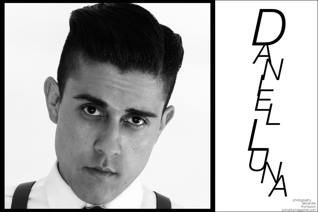 The handsome Daniel Luna, photographed for Ponyboy magazine by Alexander Thompson.