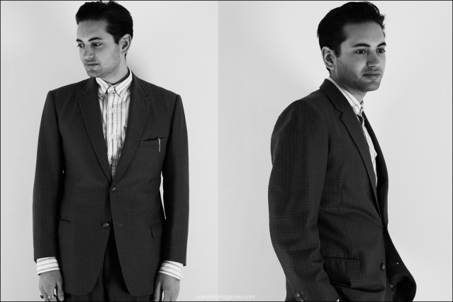 The sharply dressed Lewis Durham, from Kitty, Daisy & Lewis, photographed by Alexander Thompson for Ponyboy magazine.