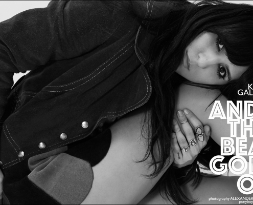 Beauty Kristin Gallegos, photographed for Ponyboy magazine in New York City by Alexander Thompson.