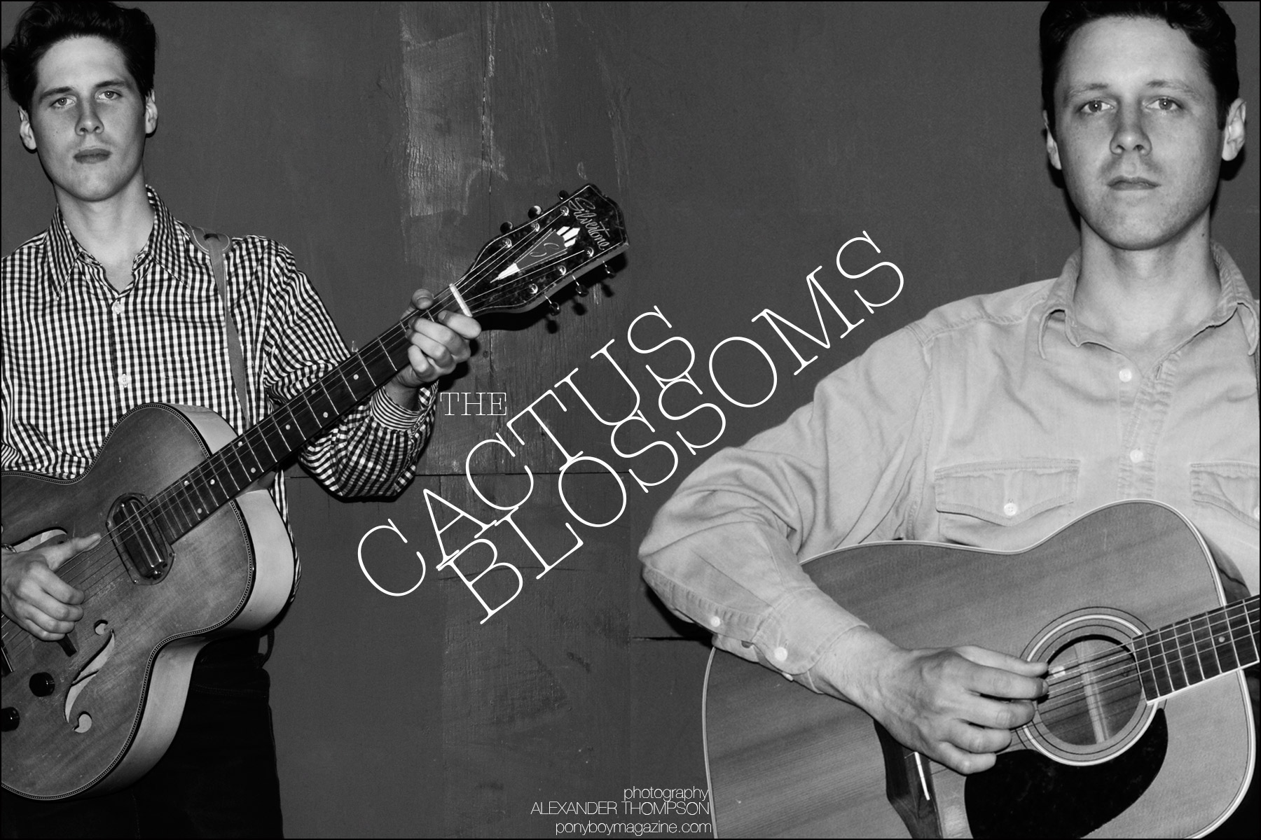 The Cactus Blossoms photographed by Alexander Thompson for Ponyboy magazine.