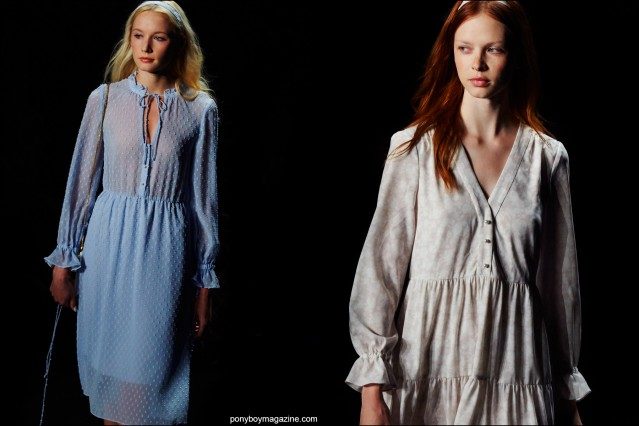 Models wear Erin Fetherston dresses on the runway for Spring/Summer 2016. Photography by Alexander Thompson for Ponyboy magazine.