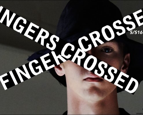 Fingers Crossed Spring/Summer 2016 menswear collection, photographed in New York City by Alexander Thompson for Ponyboy magazine.