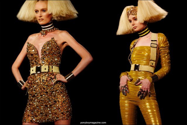 The latest designs from the Blonds, for S/S16, photographed by Alexander Thompson for Ponyboy magazine.