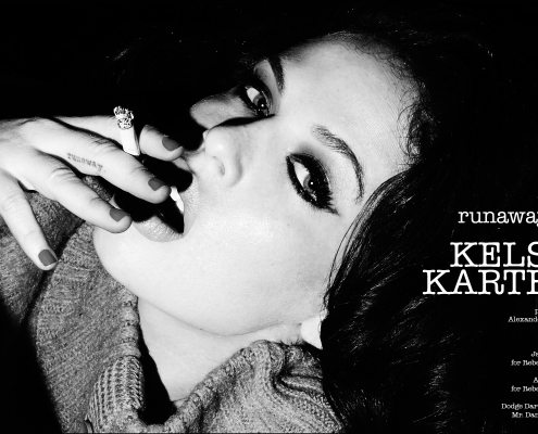 Musician Kelsy Karter photographed in New York City for Ponyboy magazine by Alexander Thompson.