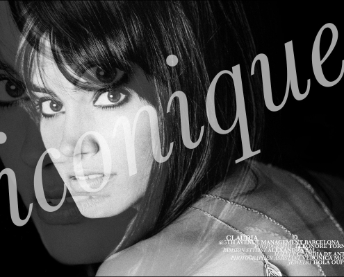 Model Claudia de Anta photographed by Eléonore Tornev for "Iconique", styled by Alexandra Bal. Ponyboy magazine.