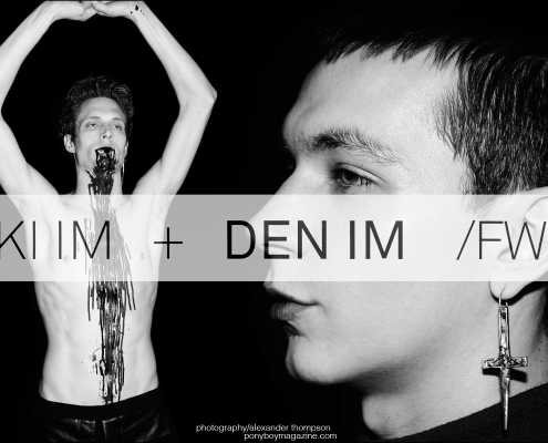 The Siki Im + Den Im Fall/Winter menswear show, photographed by Alexander Thompson for Ponyboy magazine.