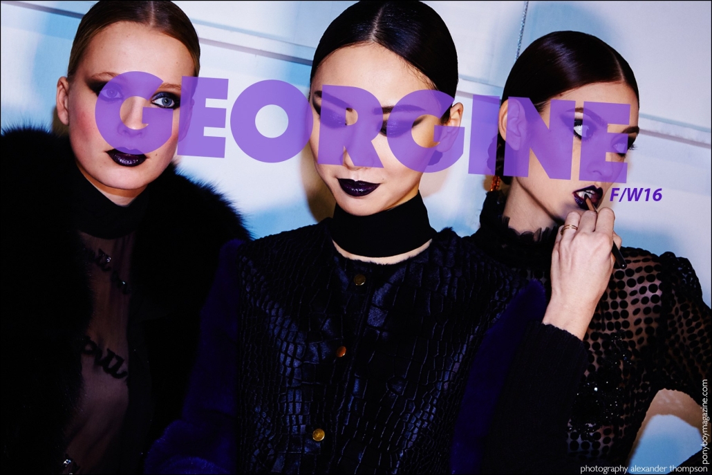 Georgine Fall/Winter 2016 womenswear collection. Photographed by Alexander Thompson for Ponyboy magazine.