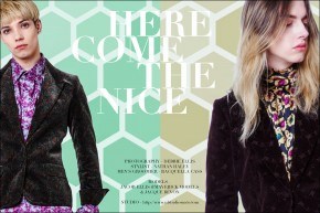 "Here Come the Nice" menswear editorial, photographed by Debbie Ellis. Ponyboy magazine.