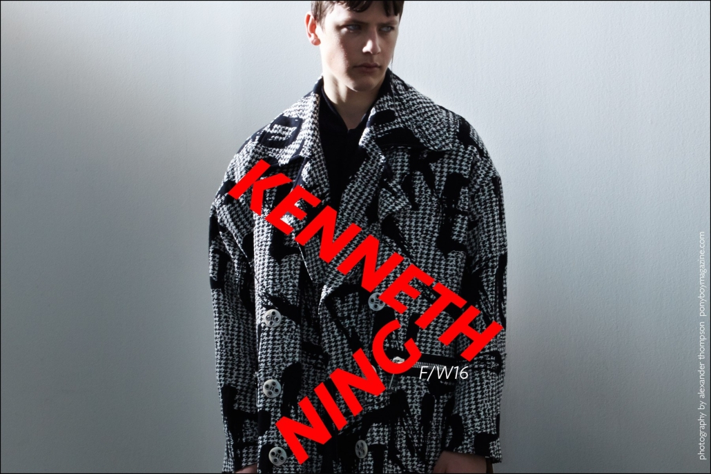 The Kenneth Ning Fall/Winter 2016 menswear show photographed by Alexander Thompson for Ponyboy magazine.