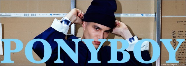 Rochambeau, Fall/Winter 2016. Photographed backstage in New York City by Alexander Thompson for Ponyboy magazine.