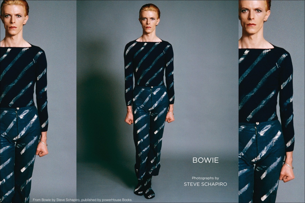 Bowie, photographs by Steve Schapiro, powerHouse Books. Ponyboy magazine.