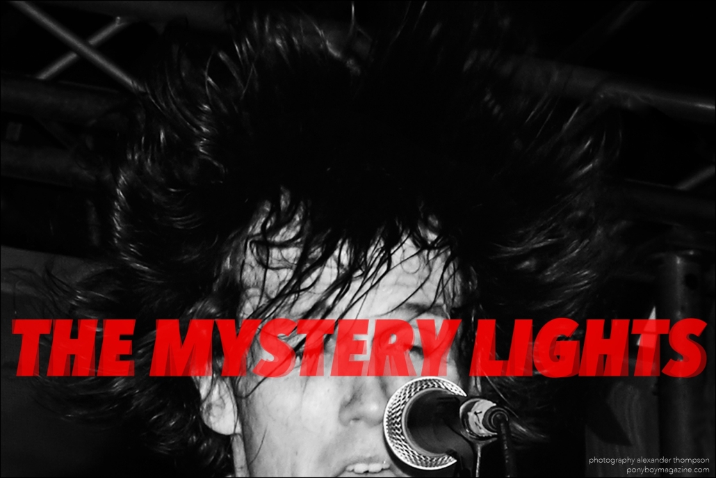 The Mystery Lights band, on Wick Records. Photographed by Alexander Thompson for Ponyboy magazine.
