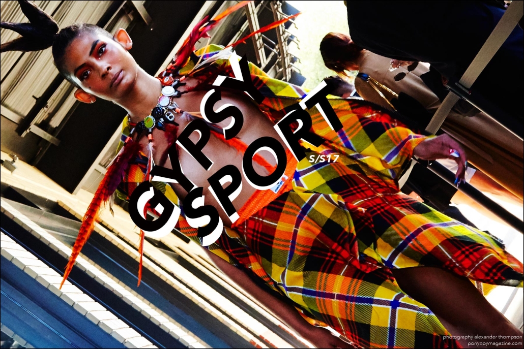 The colorful Spring/Summer 2017 collection by Gypsy Sport. Photography by Alexander Thompson for Ponyboy magazine in New York City.