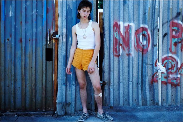 Musician Brian D'Addario, from New York City band The Lemon Twigs, photographed by Alexander Thompson for Ponyboy magazine.