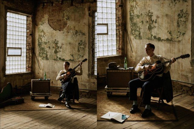 Photographs by Noah Sahady of musician Pokey LaFarge, for Knickerbocker Mfg. Co. Ponyboy magazine NY.