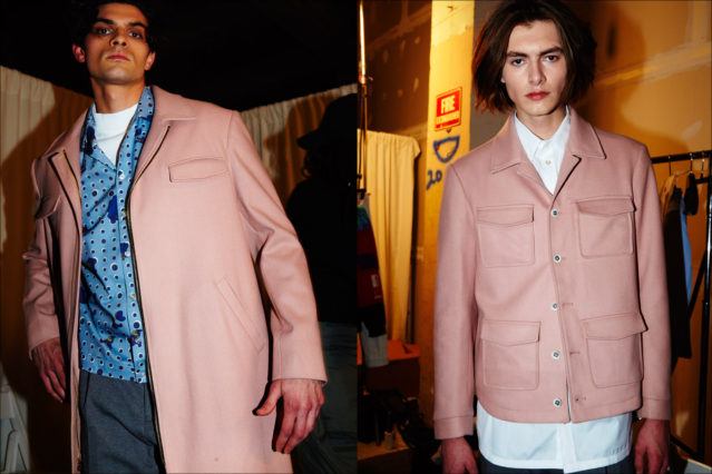 Model Daniel McSweeney photographed in Carlos Campos F/W17 menswear. Photography by Alexander Thompson for Ponyboy magazine.