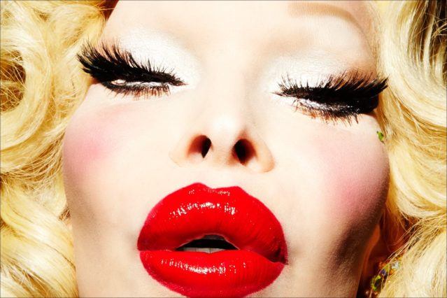 A beauty shot of model/performer Amanda Lepore. Photographed in New York City by Alexander Thompson for Ponyboy magazine.