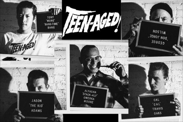 Mug shots from Thee Teen-Aged. Photography by Connor Wyse. Ponyboy magazine.