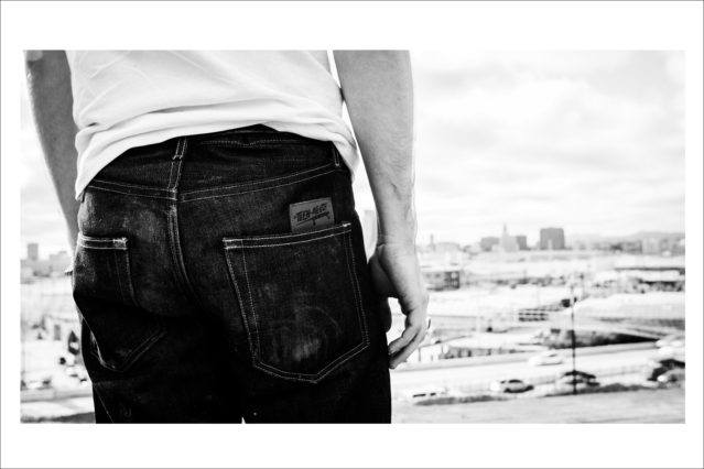 Detail shot of men's trousers by Thee Teen-Aged. Photography by Connor Wyse. Ponyboy magazine.