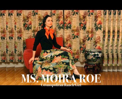 Ms. Moira Roe, cosmopolitan ranch girl. Ponyboy magazine.