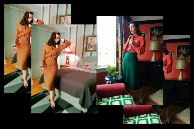 Ms. Moira Roe photographed at her vintage decorated home in Toronto. Ponyboy magazine.