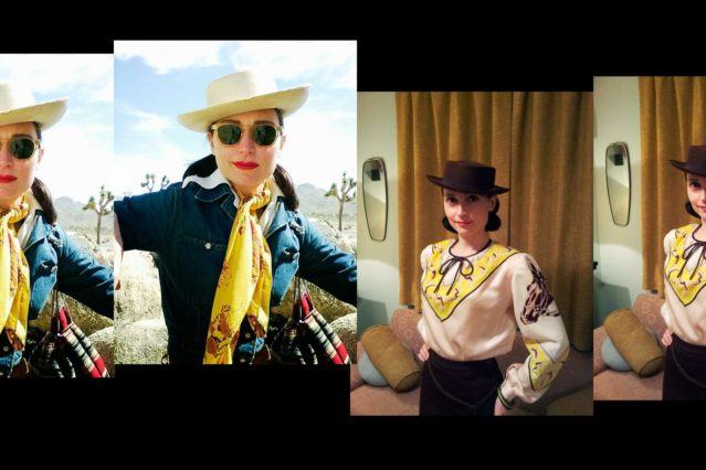 Moria Roe in vintage western wear. Ponyboy magazine.