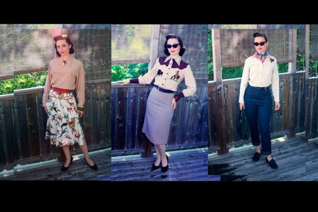 Outfits worn by vintage western wear collector Ms. Moira Roe, photographed at her home in Toronto. Ponyboy magazine.