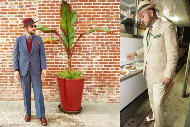 The Barrio Dandy, menswear stylist and showroom owner J.C. De Luna. Ponyboy magazine.