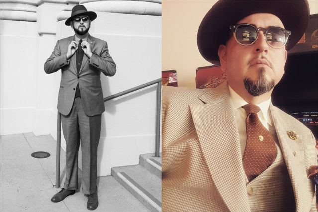Vintage menswear stylist J.C. De Luna, also known as Barrio Dandy. Ponyboy magazine.