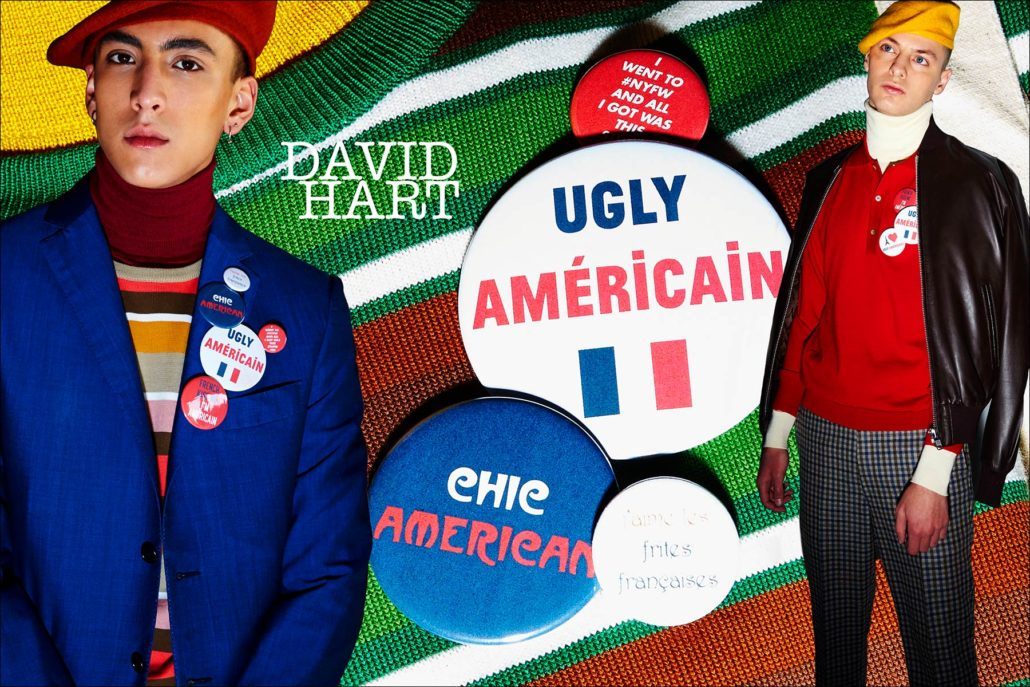The David Hart Fall/Winter menswear collection. Photography Alexander Thompson for Ponyboy magazine.