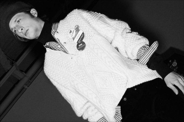 Model Alexander Sousa walks for David Hart F/W 2018 menswear collection. Photographed by Alexander Thompson for Ponyboy magazine.